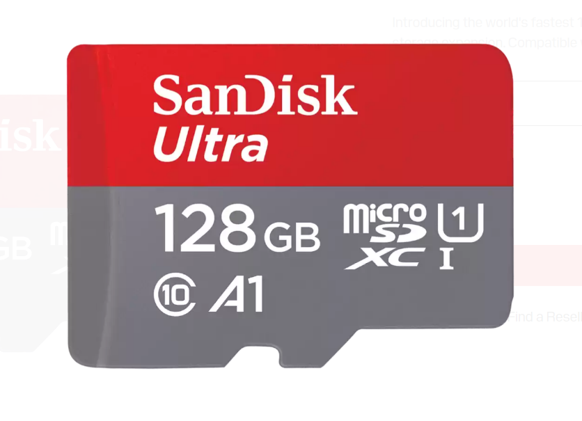 Sandisk Ultra Micro SD Card | microSDXC, UHS-I, Up to 150 MB/s Speed | 64GB, 128GB, 256GB, 512GB, 1TB, 1.5TB