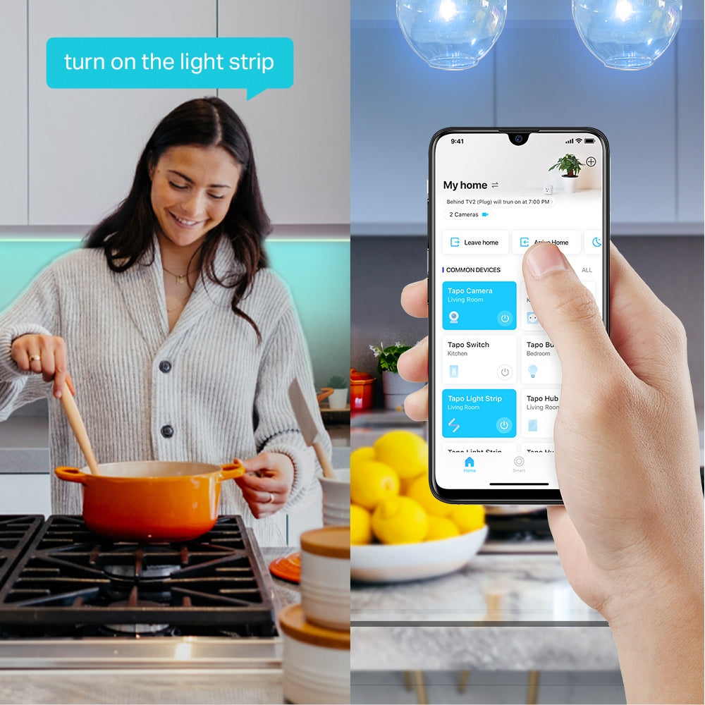 TP-Link Tapo L900-5 Smart Wi-Fi Light Strip | No Hub Required, Full Multicolor Ambience
