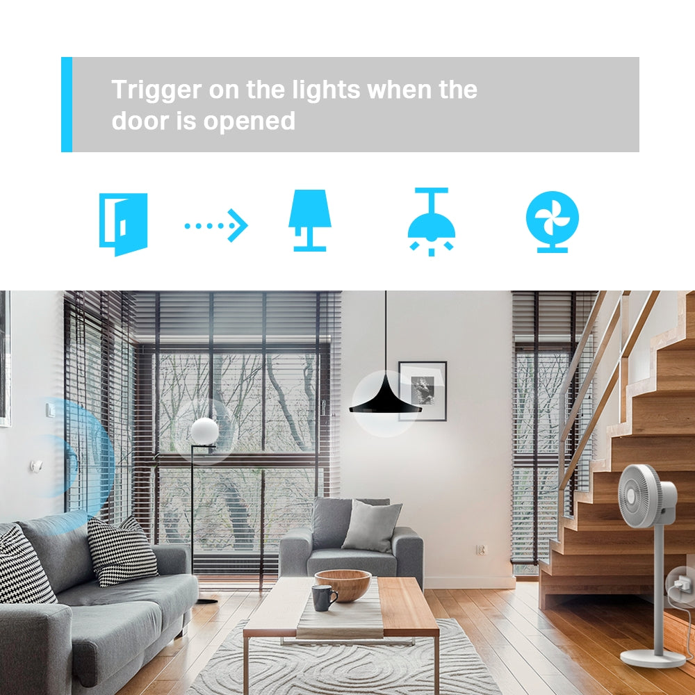 TP-Link Tapo T100 Smart Motion Sensor IoT | Instant Alerts & App Notification, Flexible Sensor Angle