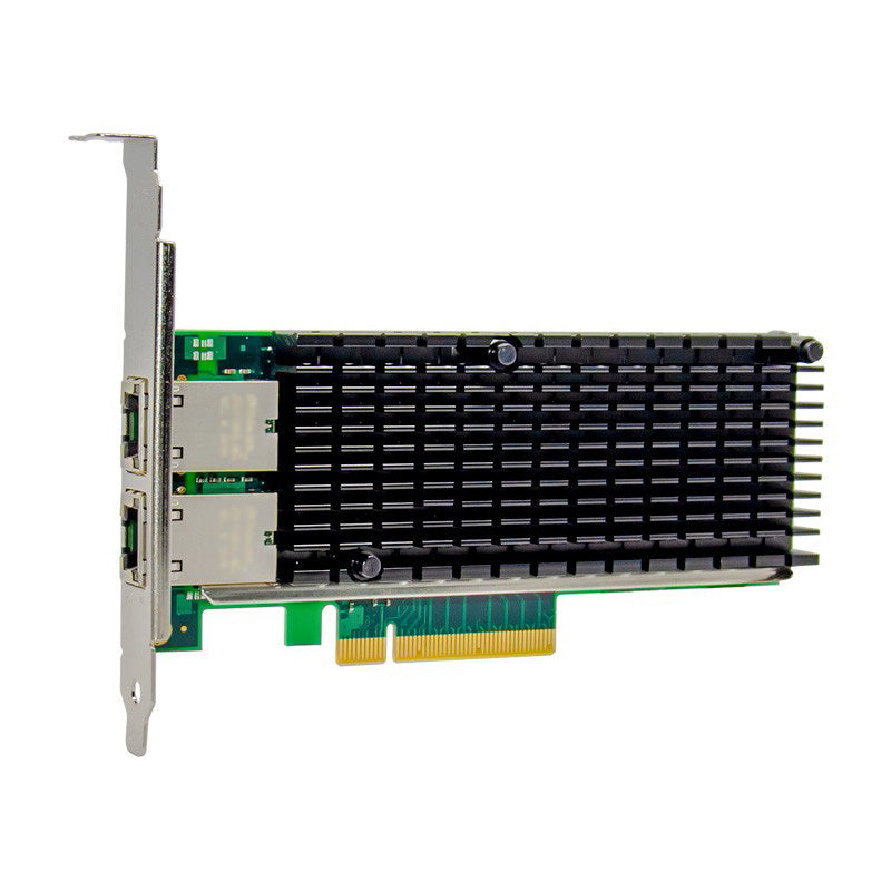 BOXNUBE 10G PCIe Dual Port Lan Card PCI-E for Servers & Desktops | Intl Chipset, 2 Port 10GE Lan Card