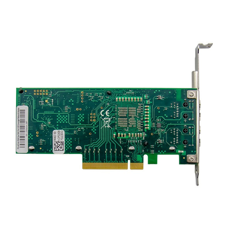 BOXNUBE 10G PCIe Dual Port Lan Card PCI-E for Servers & Desktops | Intl Chipset, 2 Port 10GE Lan Card
