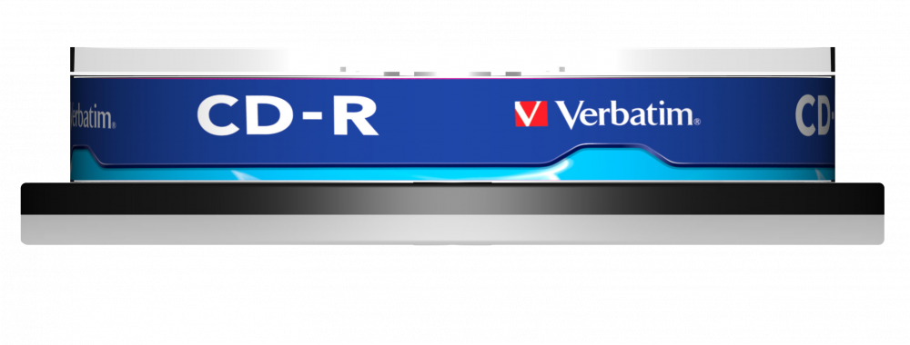 Verbatim CD-R 700MB Recordable Blank CD Disc Spindle 52x Speed (Pack of 10) Part No. 43437