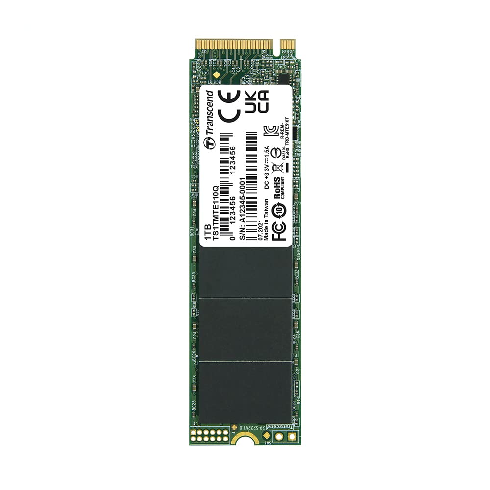 Transcend 110Q M.2 NVME SSD 2280 PCIe Gen3x4 QLC NAND Flash | Sequential Read Speed Upto 2000 MB/s