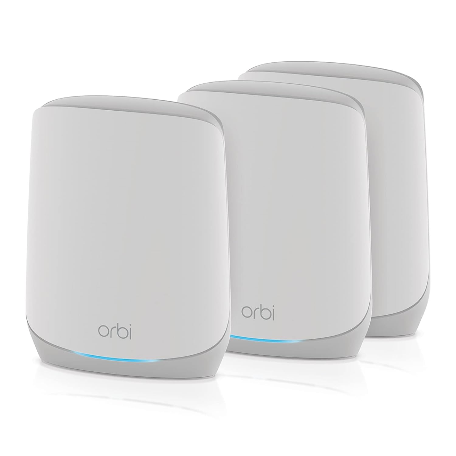 Netgear AX5400 WiFi Mesh System RBK763S Orbi Tri-band WiFi 6 Mesh System, Router + 2 Satellites