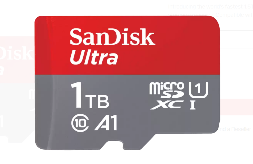 Sandisk Ultra Micro SD Card | microSDXC, UHS-I, Up to 150 MB/s Speed | 64GB, 128GB, 256GB, 512GB, 1TB, 1.5TB