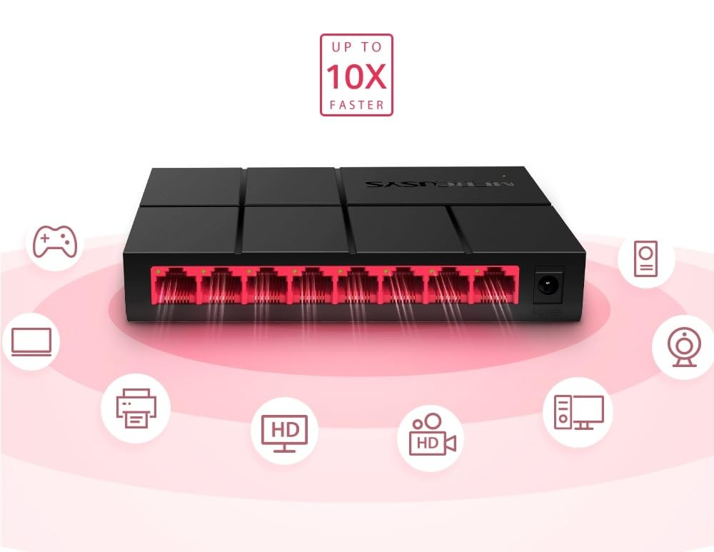 Mercusys MS108G 8 Port 10/100/1000 Switch