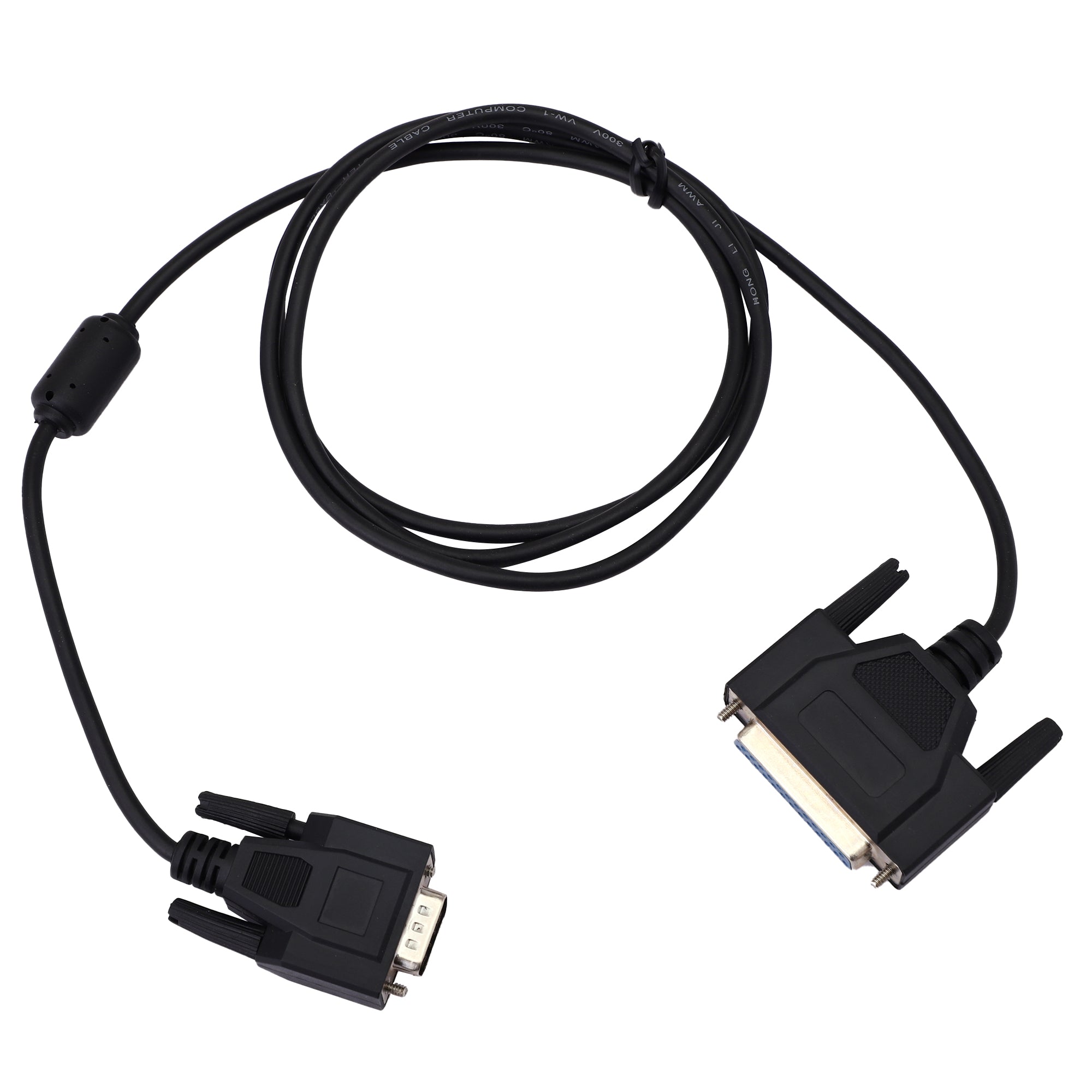 BOXNUBE DB25 (25 pin) Female to DB9 (Serial / RS232) Male Cable 1.5M-150CM-4.5FT