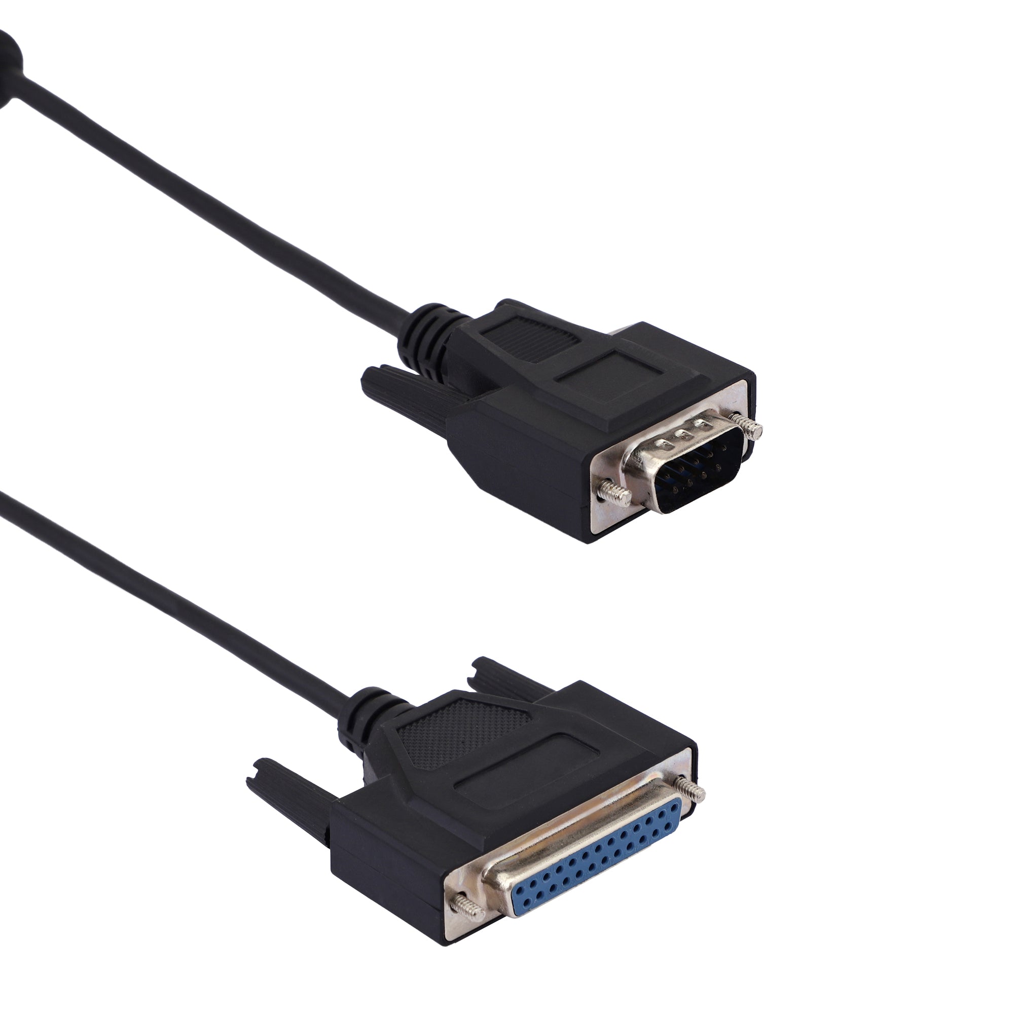 BOXNUBE DB25 (25 pin) Female to DB9 (Serial / RS232) Male Cable 1.5M-150CM-4.5FT