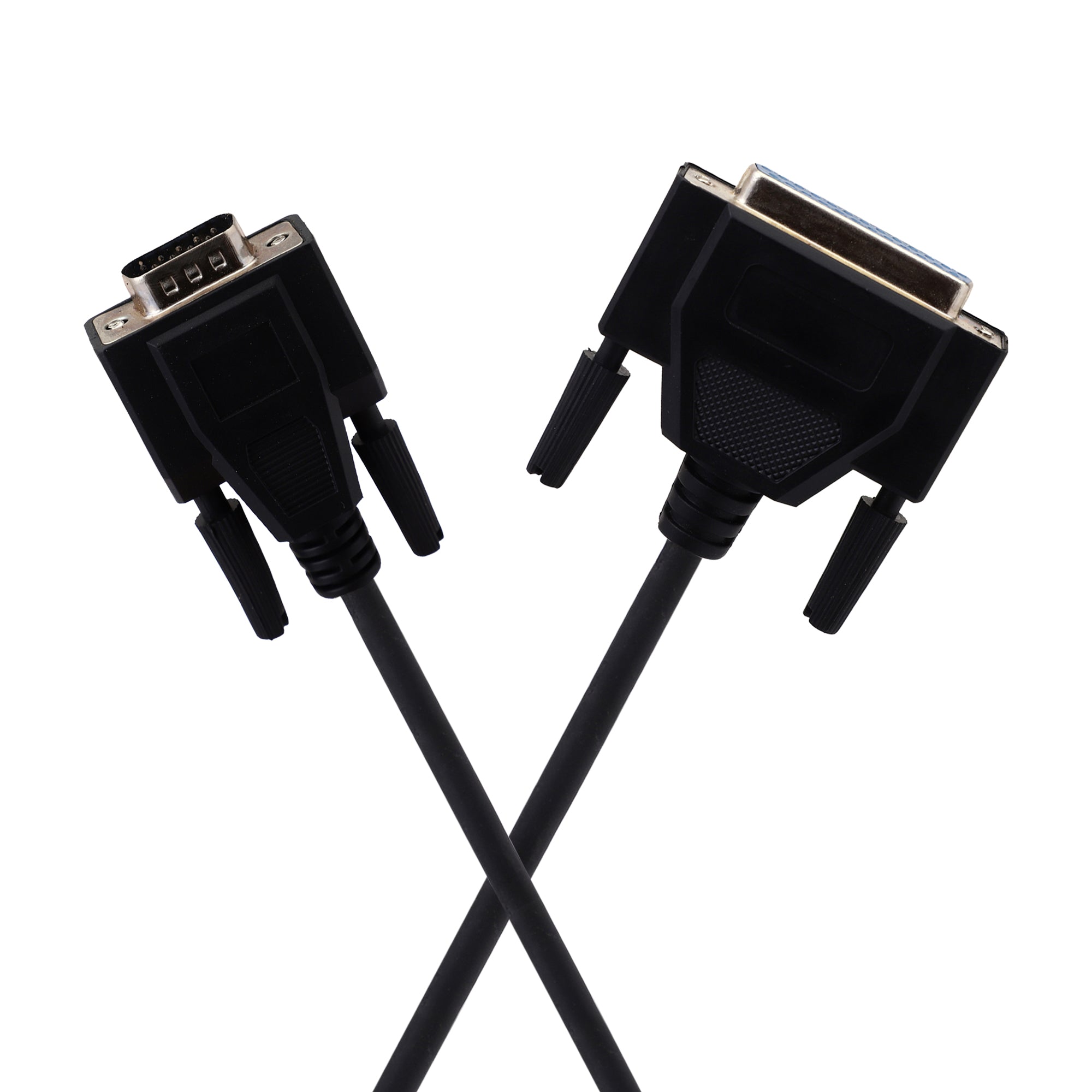 BOXNUBE DB25 (25 pin) Female to DB9 (Serial / RS232) Male Cable 1.5M-150CM-4.5FT