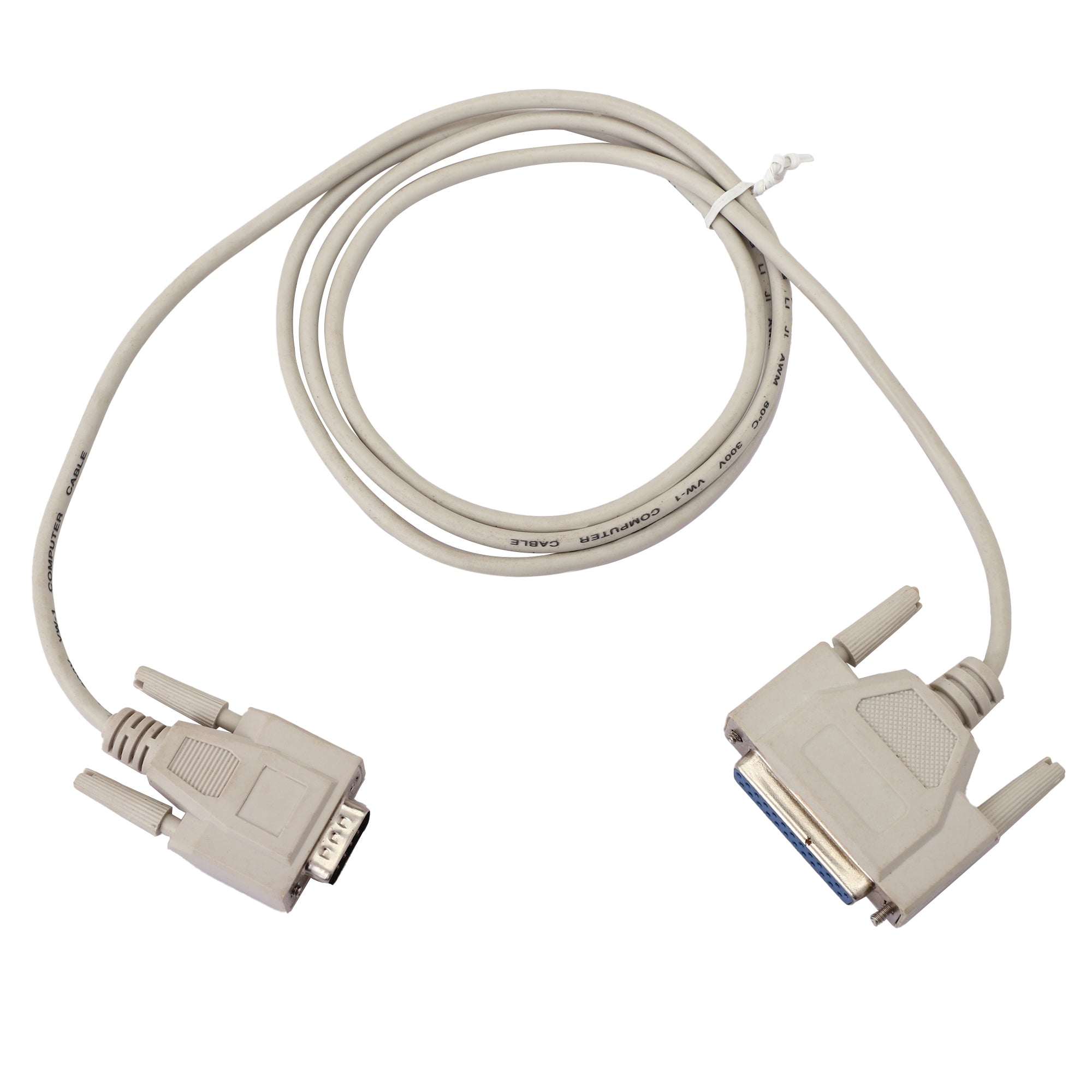 BOXNUBE DB25 (25 pin) Female to DB9 (Serial / RS232) Male Cable 1.5M-150CM-4.5FT