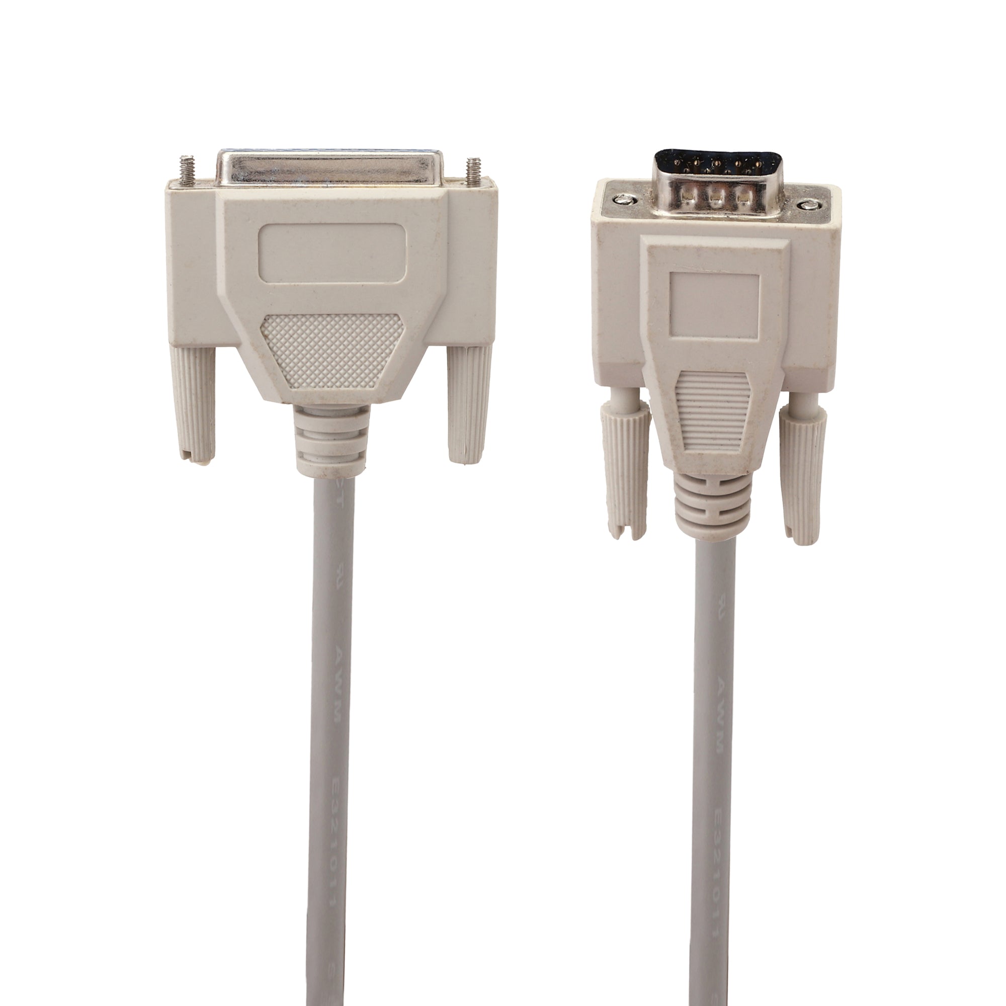 BOXNUBE DB25 (25 pin) Female to DB9 (Serial / RS232) Male Cable 1.5M-150CM-4.5FT