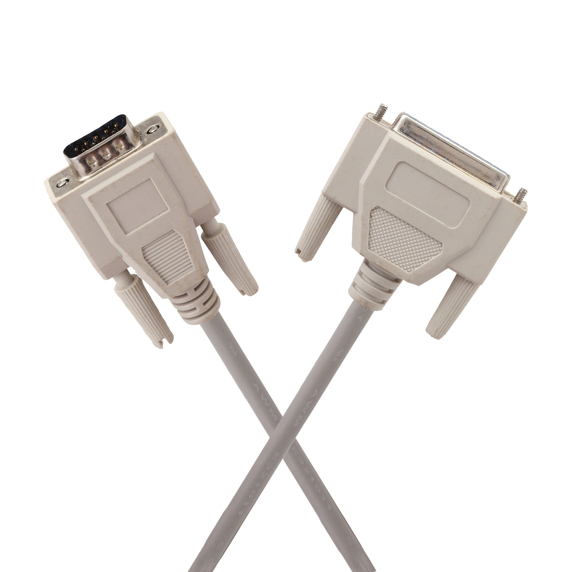 BOXNUBE DB25 (25 pin) Female to DB9 (Serial / RS232) Male Cable 1.5M-150CM-4.5FT