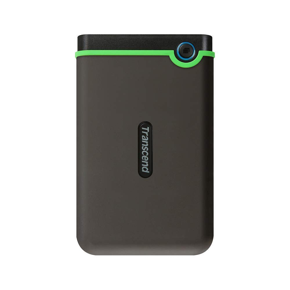 Transcend StoreJet 25M3S USB 3.1 / 3.0 Rugged Portable Hard Disk Drive for PC & MAC | Shock-Resistant, Up to 5Gbps Speed | 1TB 2TB 4TB