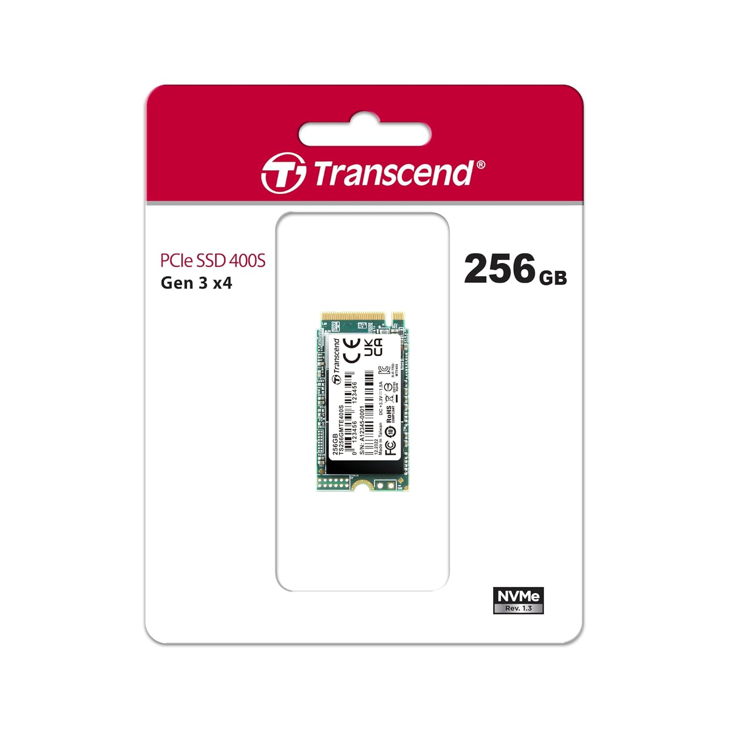 Transcend 400S M.2 2242 NVME SSD PCIe Gen3x4 SSD 3D NAND flash | Read Speed Upto 2000 MB/s