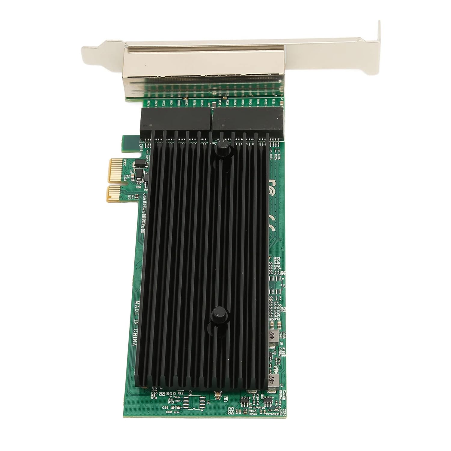 BOXNUBE PCIe Four Port Gigabit Lan Card PCI-E for Servers & Desktops | Intl Chipset, Quad Port Giga Lan Card