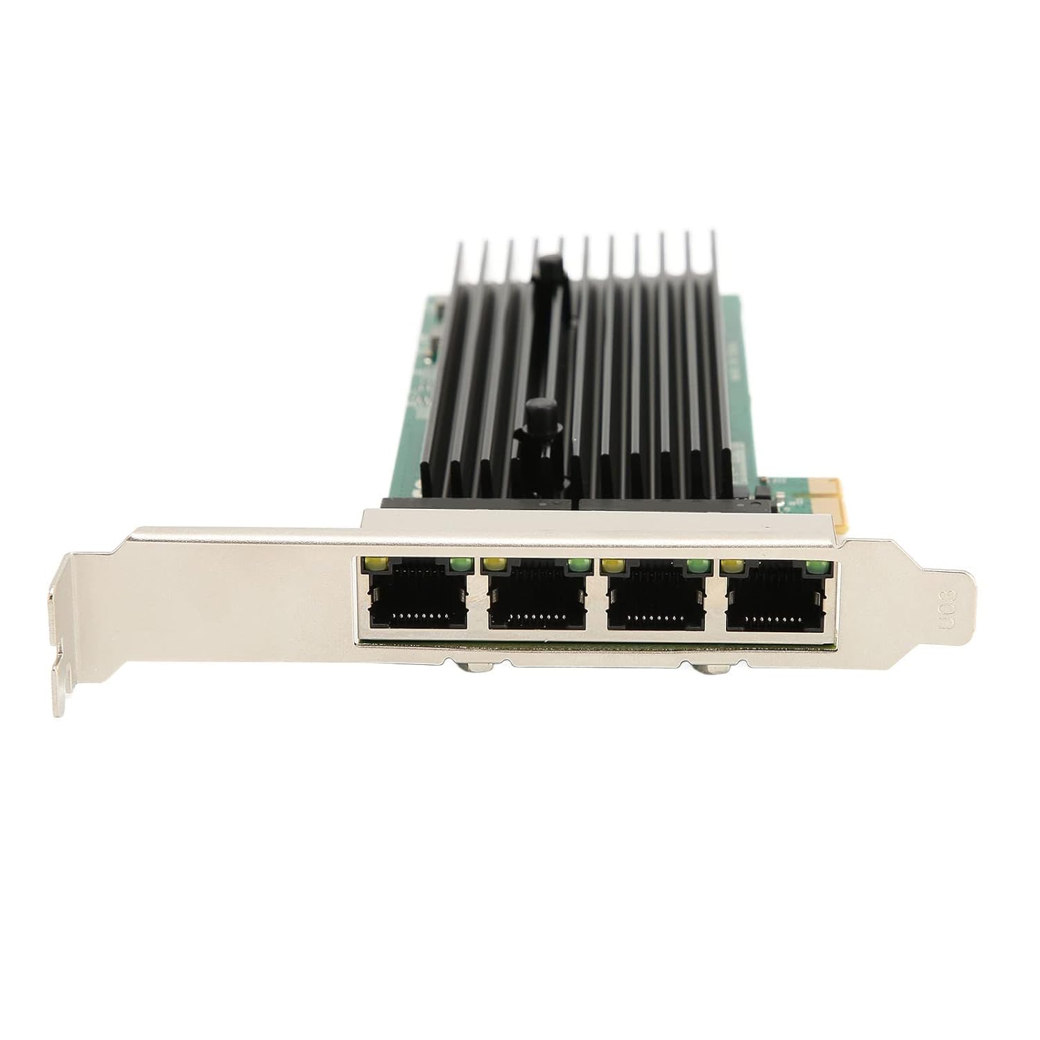 BOXNUBE PCIe Four Port Gigabit Lan Card PCI-E for Servers & Desktops | Intl Chipset, Quad Port Giga Lan Card