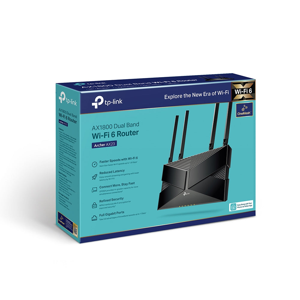 TP-Link Archer AX23 AX1800 Dual-Band Wi-Fi 6 Router | Router & Access Point Modes | OpenVPN