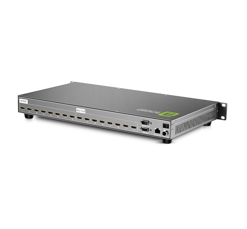Bungees 8x8 HDMI Matrix Switch 1080p, BN-HMS0808(HD), 8 Input 8 Output HDMI Matrix Switcher, IR & Front Panel Control, Rack Mountable HDMI Splitter Matrix
