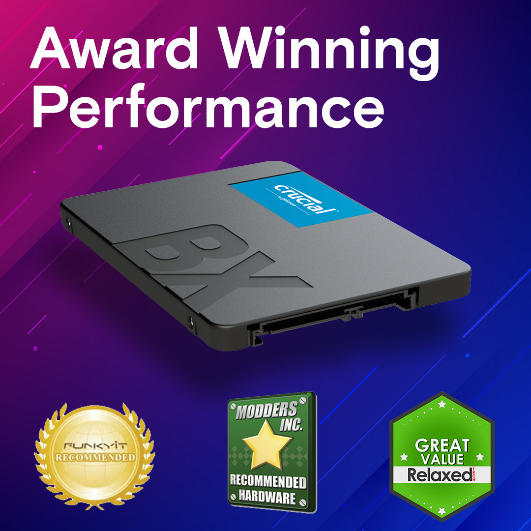 Crucial BX500 SSD 3D NAND SATA 2.5-inch Internal Solid State Drive | 240GB 500GB 1TB 2TB Capacity