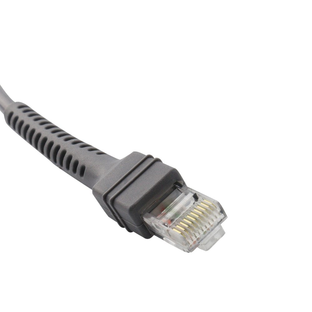 BOXNUBE USB Cable for Zebra Barcode Scanners | Universal USB Interface Cable | 6 ft (1.8m) Durable Grey | Compatible with Handheld Scanners