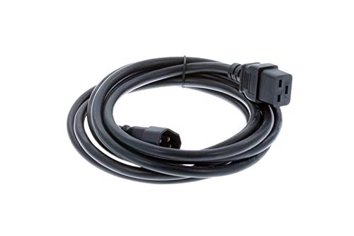 BOXNUBE IEC C14 to C19 Server Power Extension Link Cord 1.5M 4.5 Feet, Black (PC-C14-C19-1.5M)