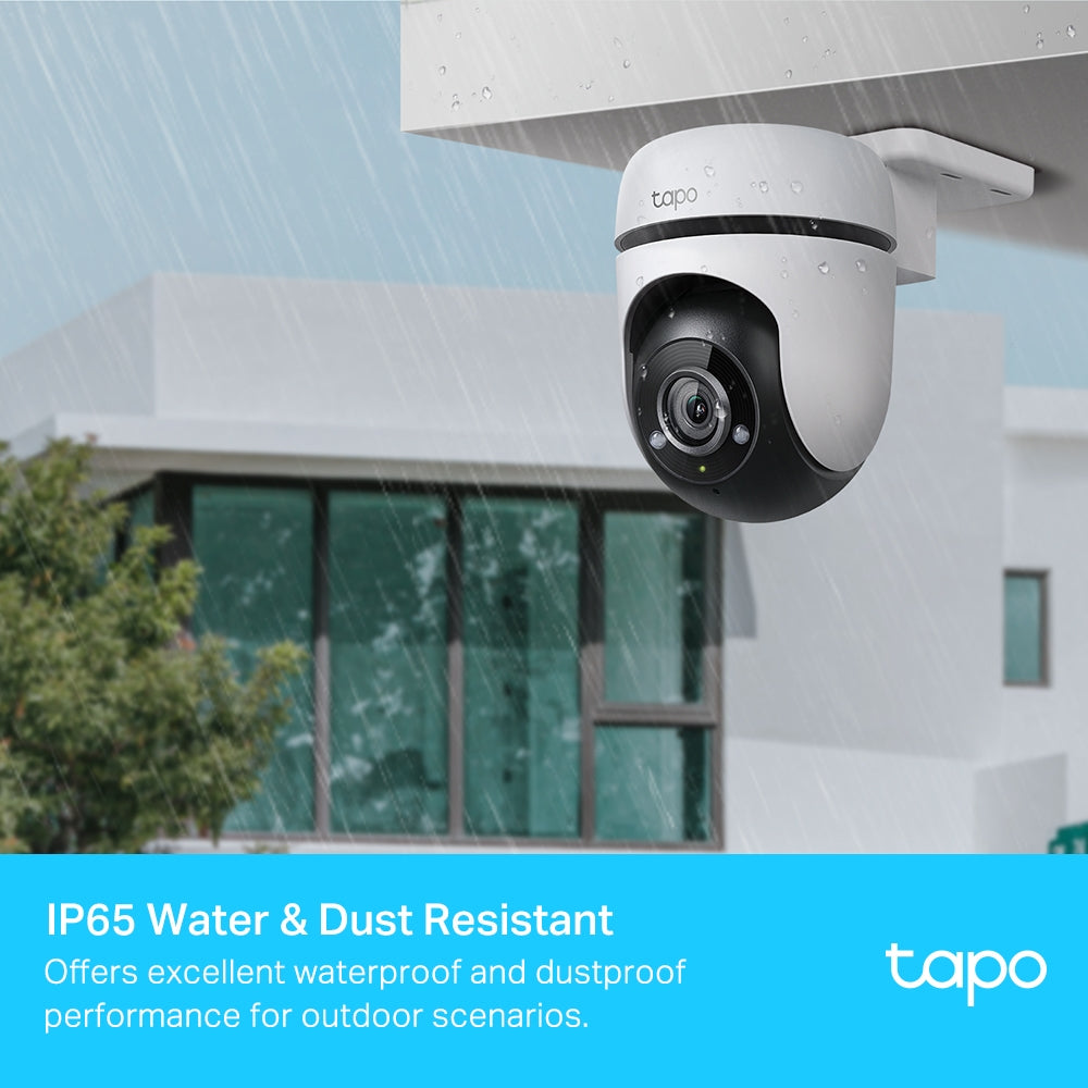 TP-Link Tapo C500 FUll HD Outdoor Pan/Tilt Security WiFi CCTV Camera | 2-Way Audio | 360° Coverage | Night Vision | Weatherproof