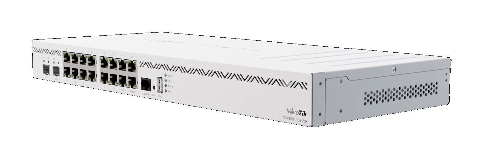 Mikrotik Gigabit Cloud Core Router CCR2004-16G-2S+ | 16x Gigabit Lan, 2x SFP+ Ports