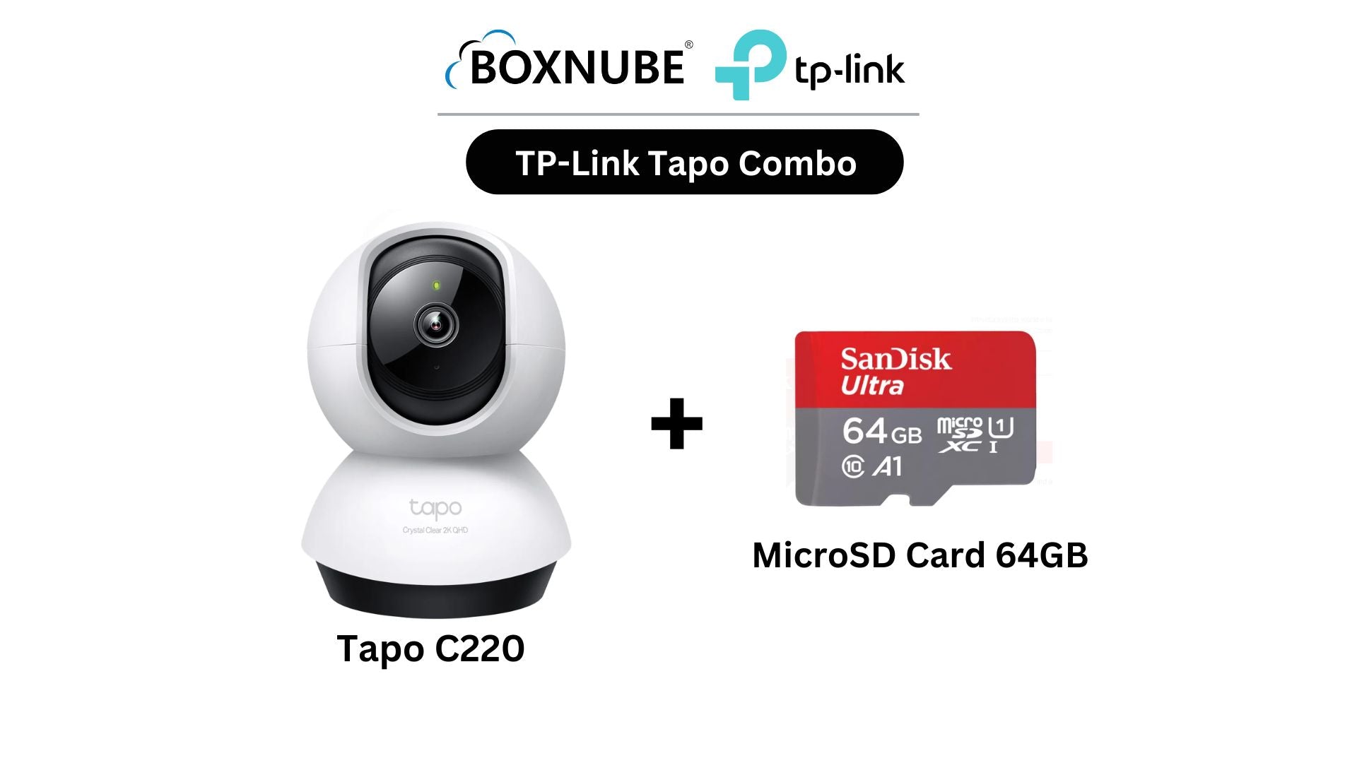 TP-Link Tapo C220 2K 4MP QHD Pan/Tilt Security Wi-Fi CCTV Camera with Memory Card, Smart AI Detection, Two-Way Audio, Enhanced Night Vision