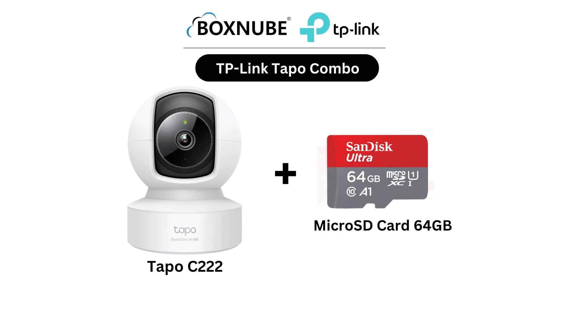 TP-Link Tapo C222 2K 4MP Pan/Tilt Home Security Wi-Fi Camera with Lan Port CCTV with Memory Card | Two-Way Audio, Motion Detection, Night Vision