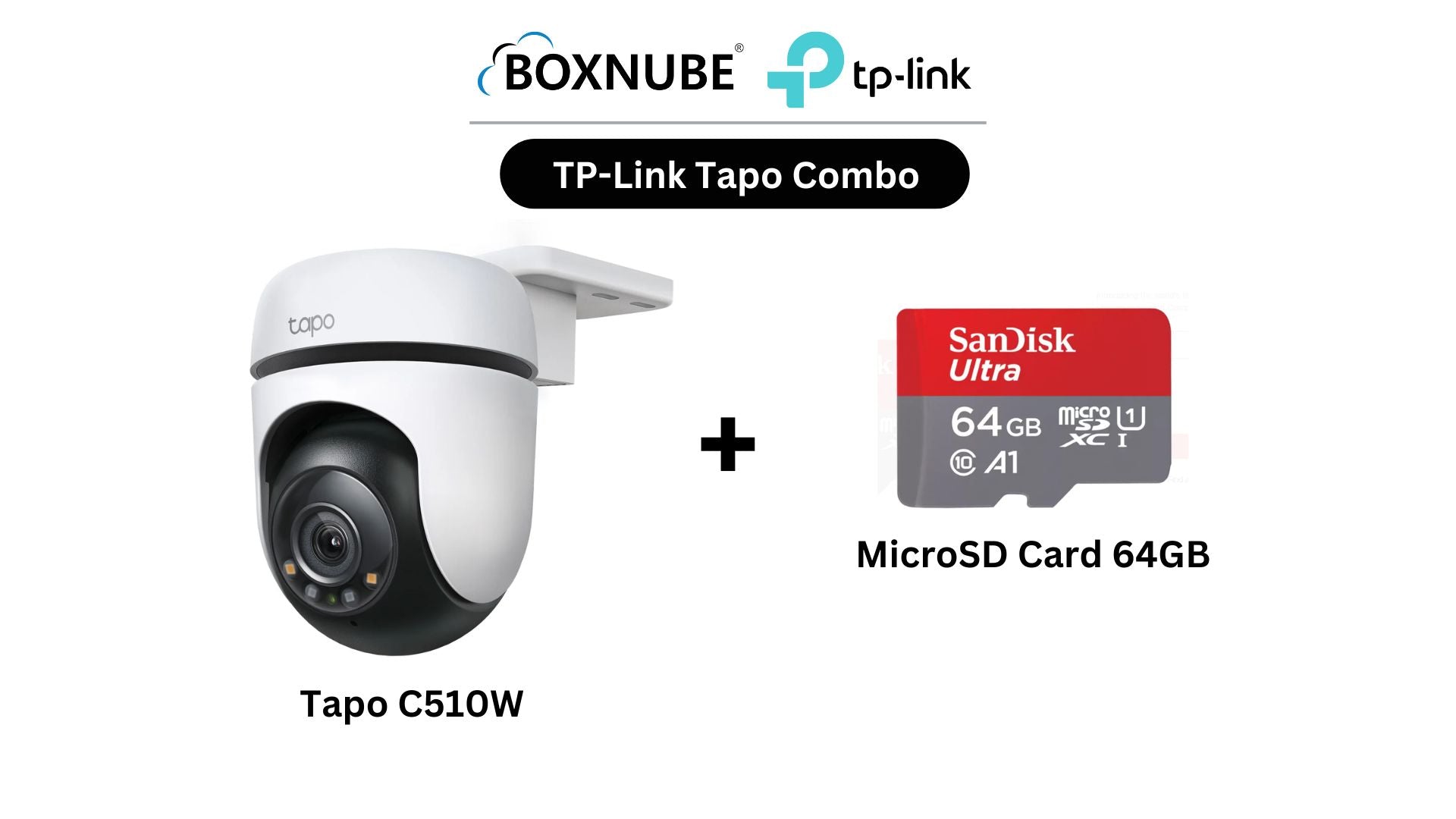 TP-Link Tapo C510W 2K Outdoor Pan/Tilt Security WiFi CCTV Camera with Memory Card | 2-Way Audio, Full-Color Night Vision, Smart Motion Tracking