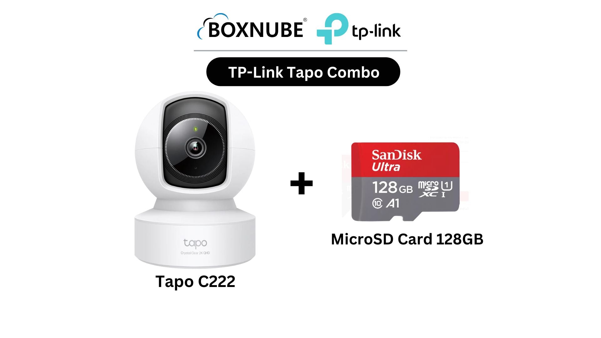 TP-Link Tapo C222 2K 4MP Pan/Tilt Home Security Wi-Fi Camera with Lan Port CCTV with Memory Card | Two-Way Audio, Motion Detection, Night Vision
