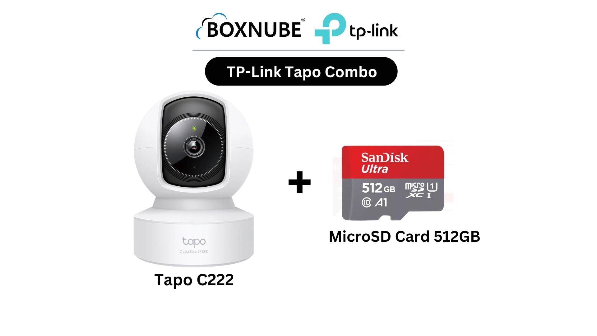 TP-Link Tapo C222 2K 4MP Pan/Tilt Home Security Wi-Fi Camera with Lan Port CCTV with Memory Card | Two-Way Audio, Motion Detection, Night Vision
