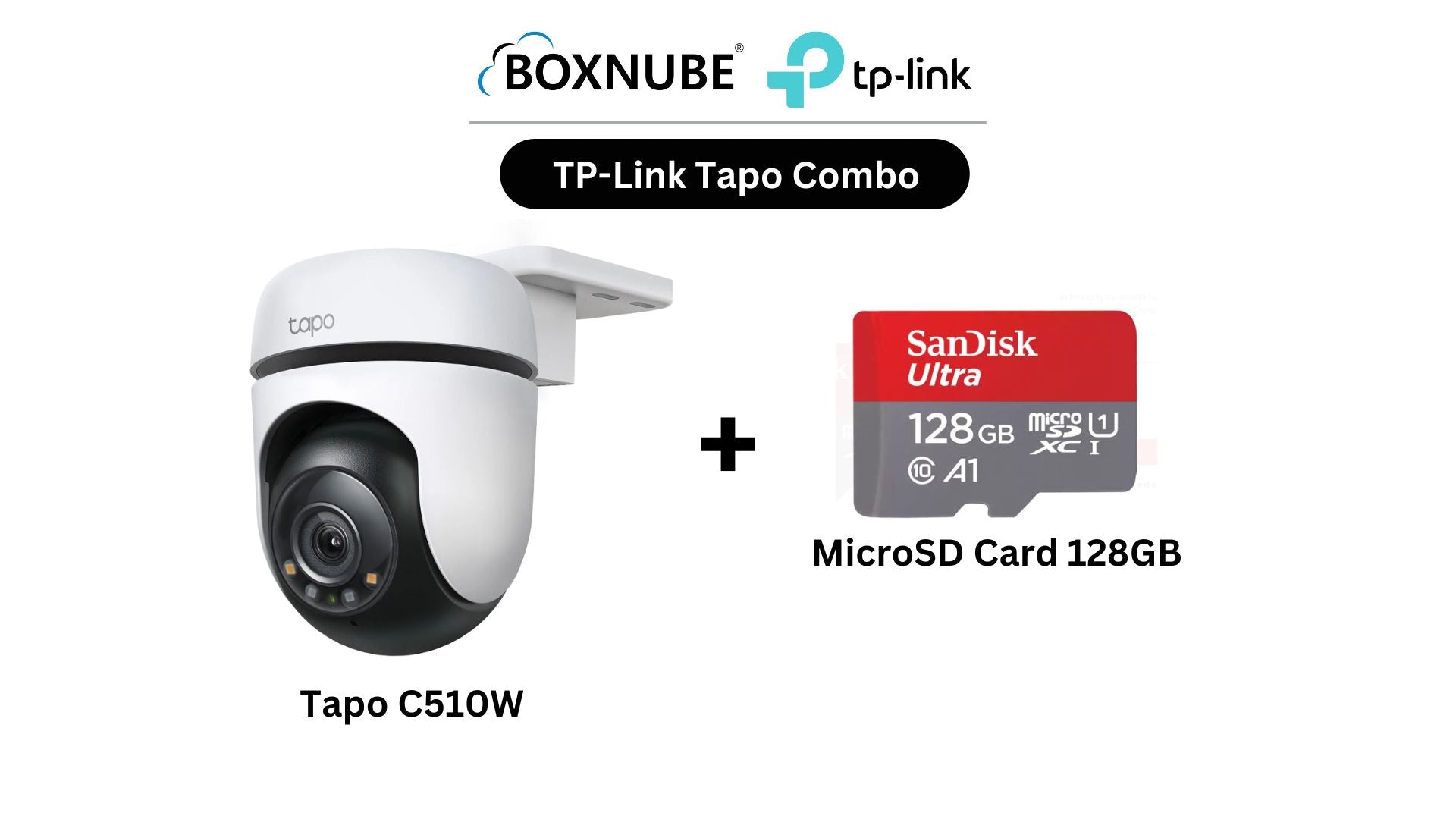 TP-Link Tapo C510W 2K Outdoor Pan/Tilt Security WiFi CCTV Camera with Memory Card | 2-Way Audio, Full-Color Night Vision, Smart Motion Tracking