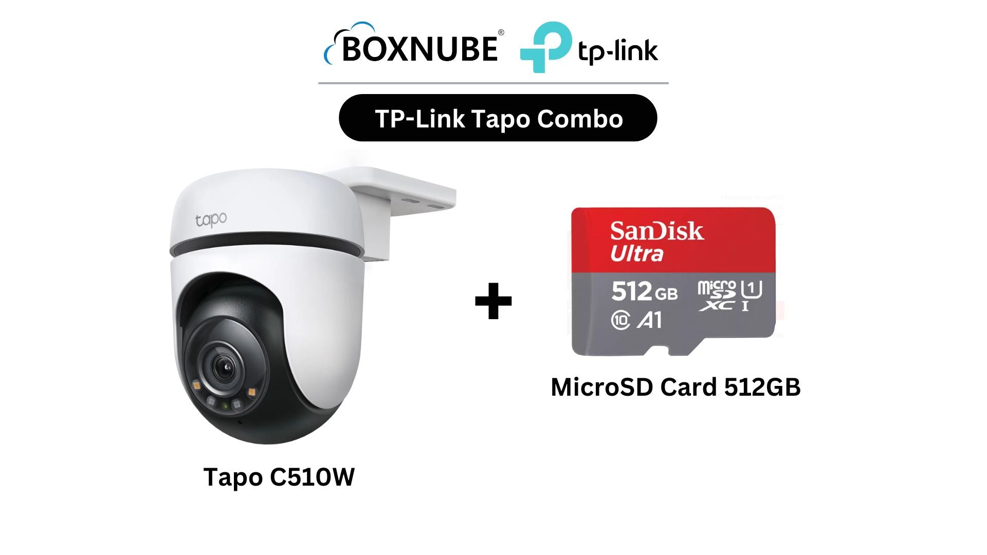 TP-Link Tapo C510W 2K Outdoor Pan/Tilt Security WiFi CCTV Camera with Memory Card | 2-Way Audio, Full-Color Night Vision, Smart Motion Tracking