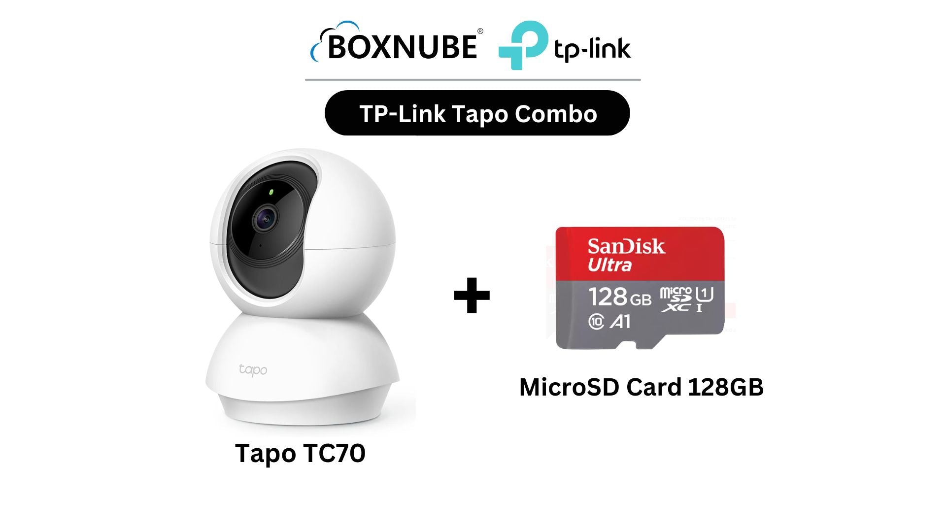 TP-Link Tapo TC70 Pan Tilt Full HD Home Security Wi-Fi CCTV Camera with Memory Card | Two-Way Audio, Motion Detection, Night Vision