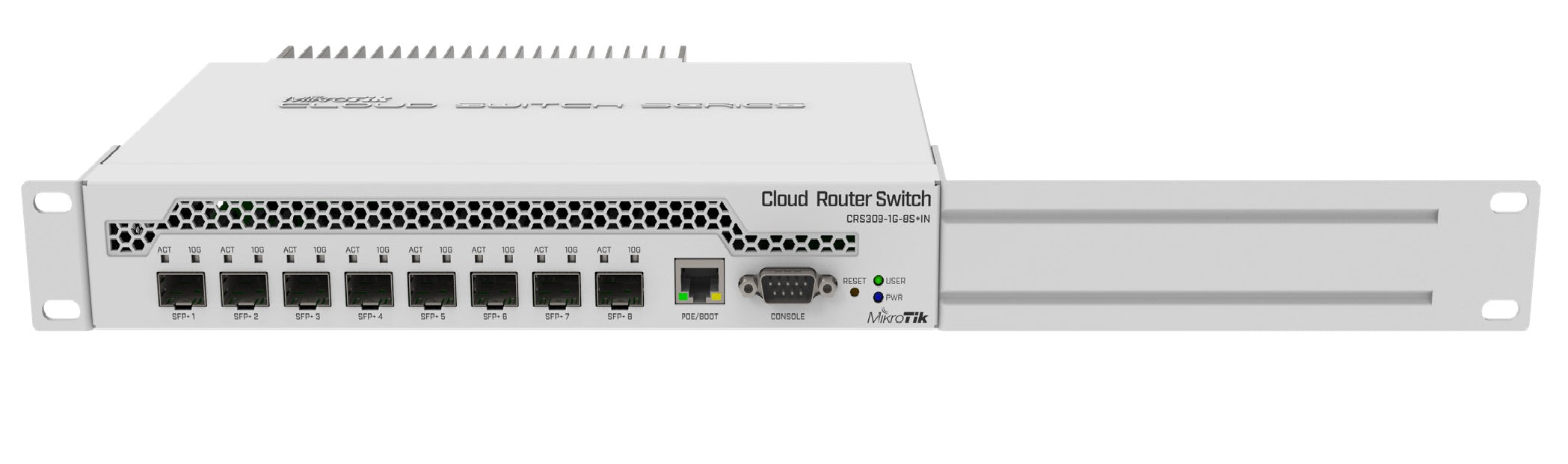 MikroTik CRS309-1G-8S+IN Cloud Router Switch | 1x Gigabit Ethernet, 8x SFP+ Ports