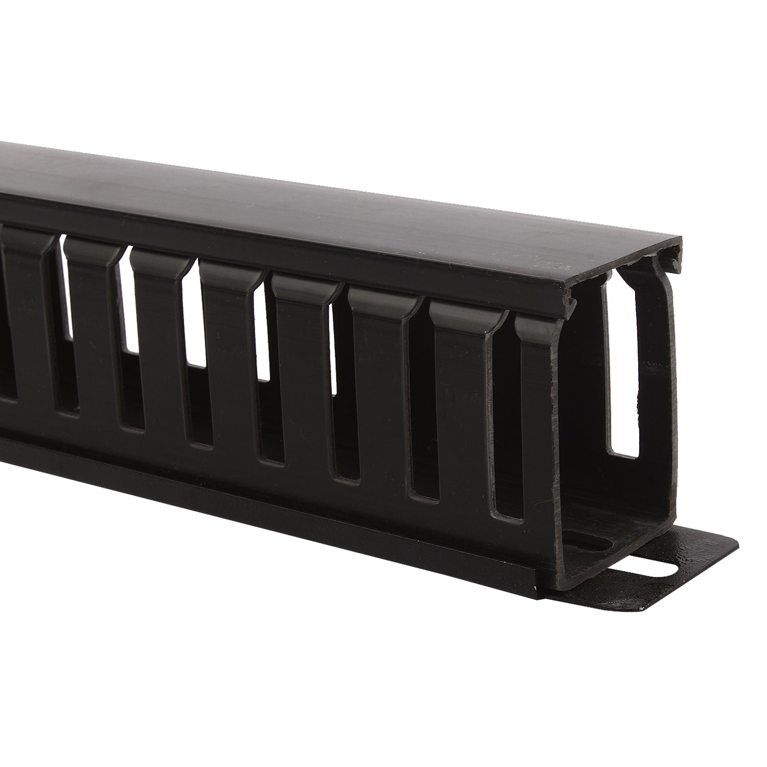 BOXNUBE 1U 22 Slot Rack Mount Horizontal Cable Manager Duct Raceway with Cover & Screws for 19