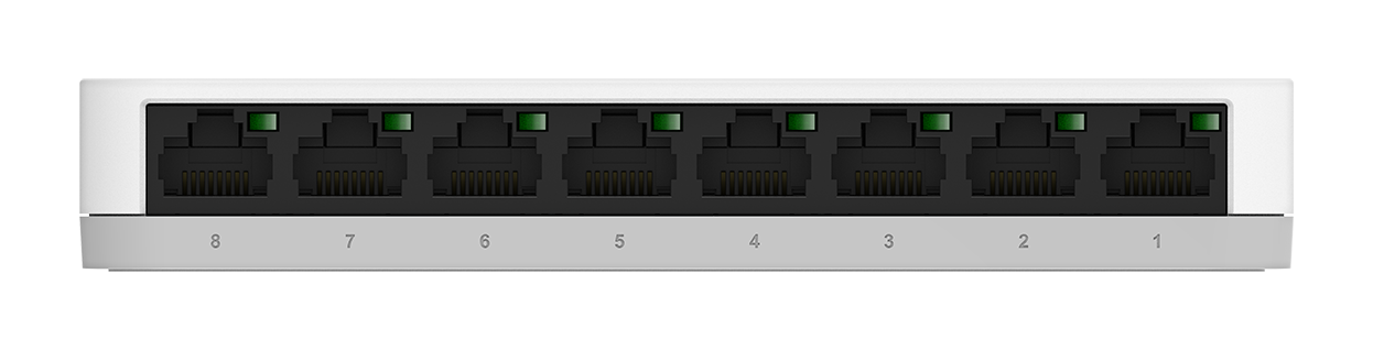 D-Link DGS-1008A 8 Port Gigabit Unmanaged Easy Desktop Switch | Compact Fanless Design