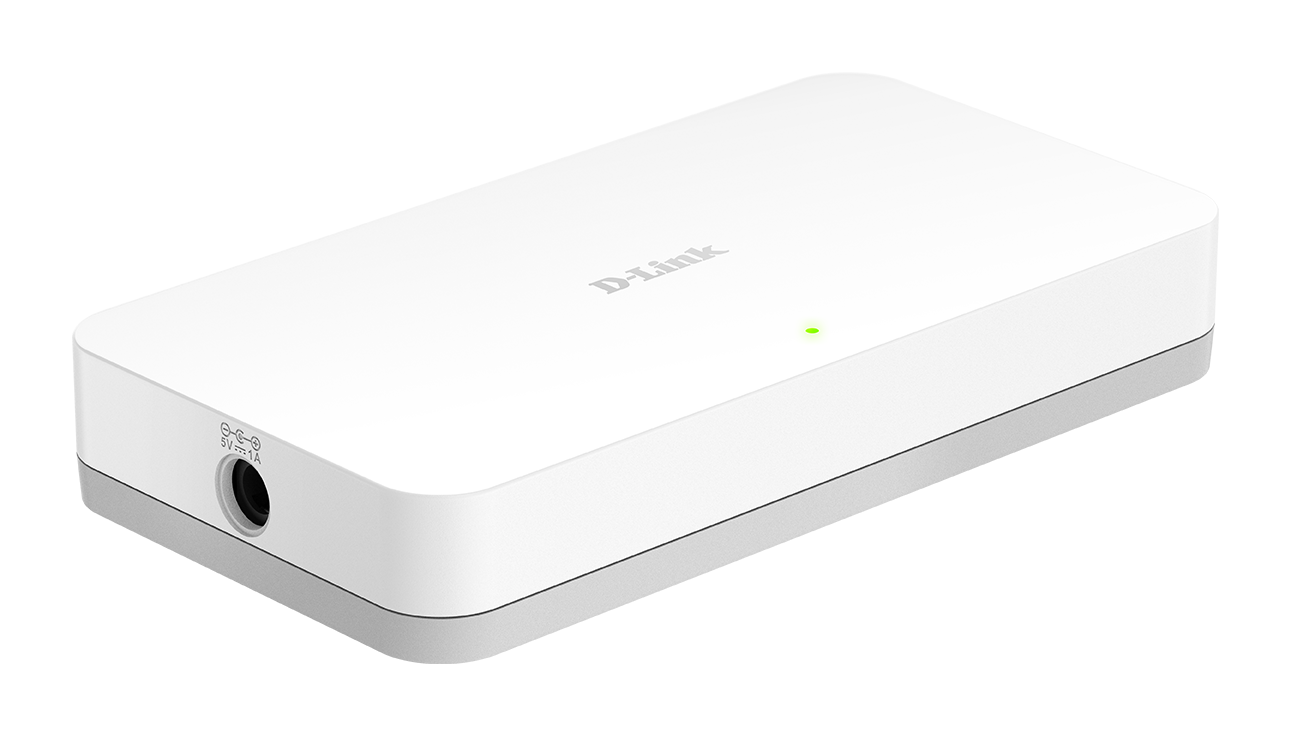 D-Link DGS-1008A 8 Port Gigabit Unmanaged Easy Desktop Switch | Compact Fanless Design