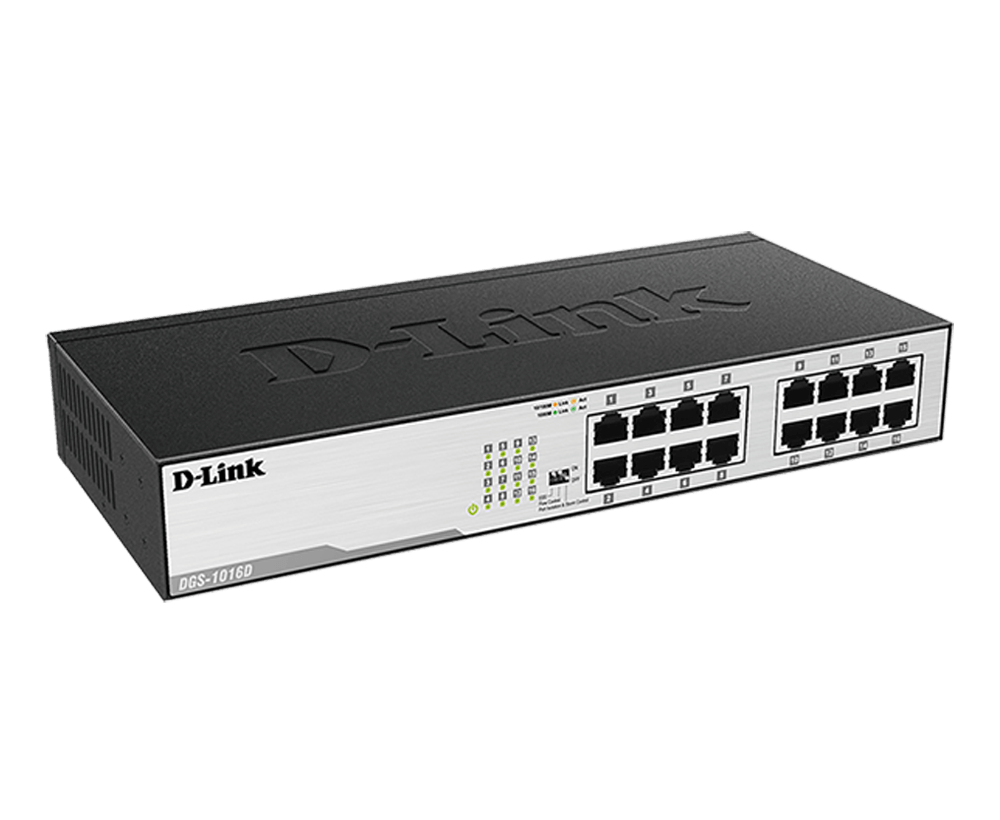 D-Link DGS-1016D 16 Port Gigabit Switch Metal Body