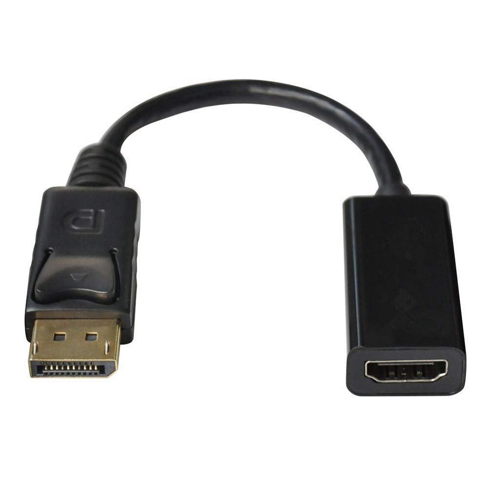 BOXNUBE Display Port DP to HDMI Adapter Converter Cable for PC & Laptops | Supports Full HD