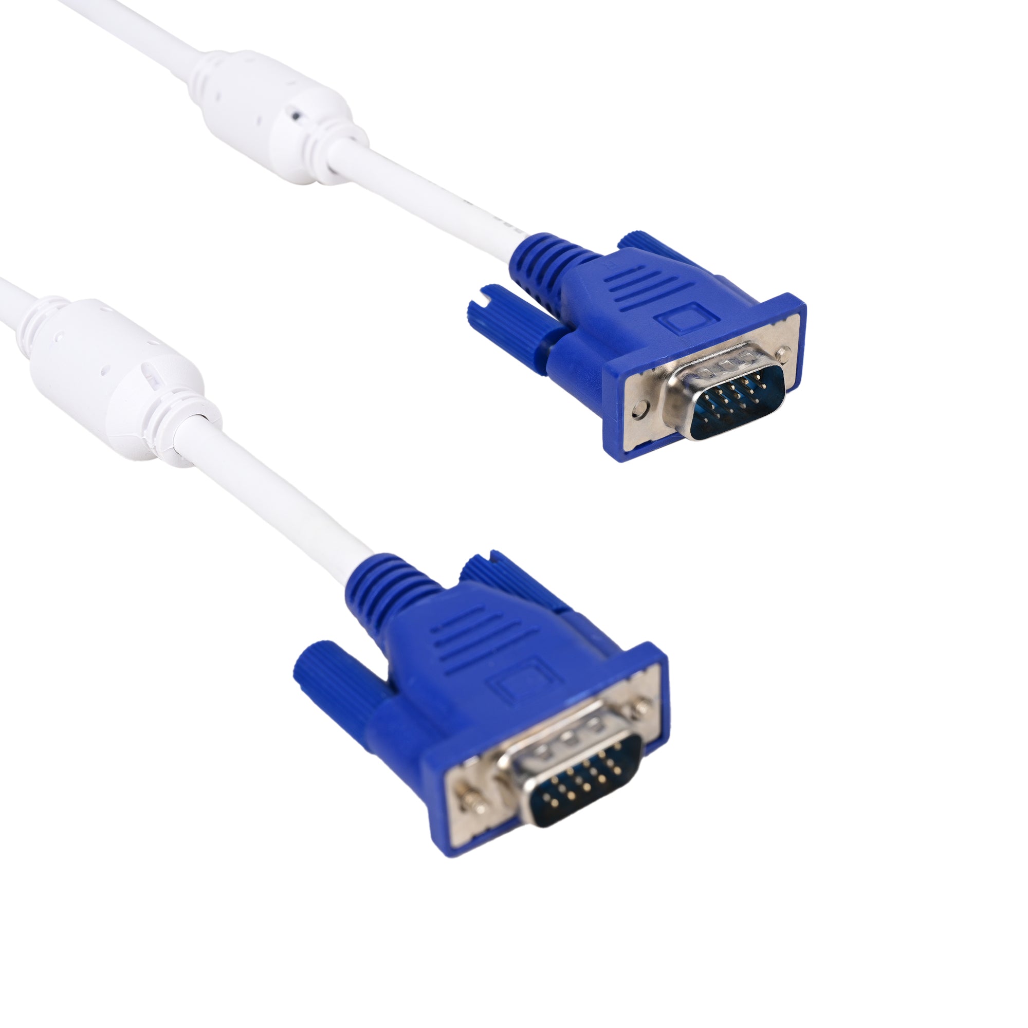 Vga Power Line BOXNUBE Full Copper VGA to VGA 15 Pin Cable Compatible for PC, Laptop,