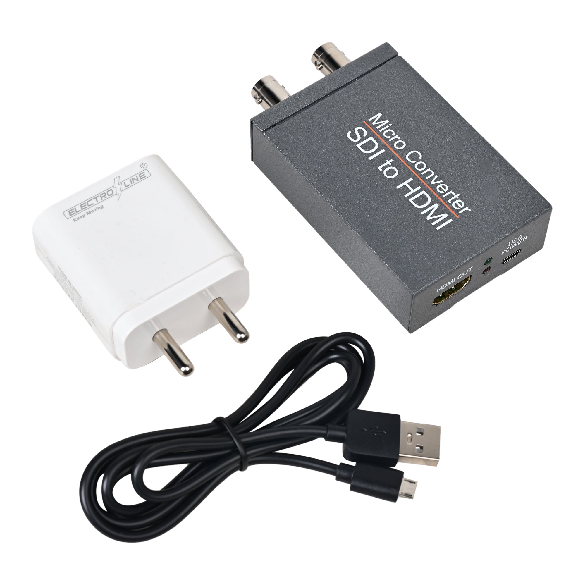 BOXNUBE SDI to HDMI Micro Converter SDI to HDMI + SDI, 3G-SDI/HD-SDI/SD-SDI to HDMI 1080P @60Hz Converter Adapter, SDI Loopout