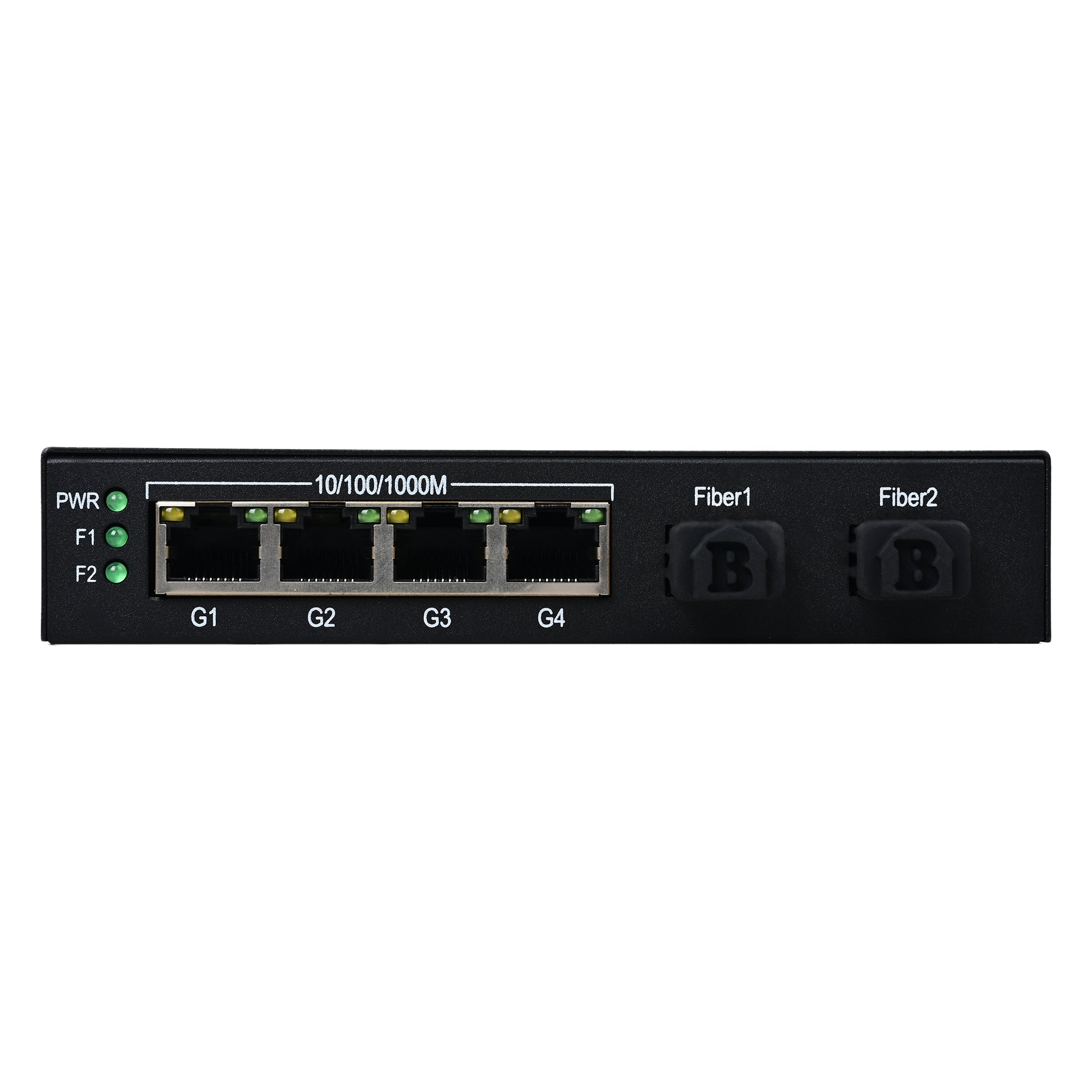 BOXNUBE 4+2 Gigabit Unmanaged PoE Switch 4 PoE Gigabit + 2x 1G SFP Uplink Port | Ideal for CCTV & Access Points | 1000Mbps Optical Transceiver Switch