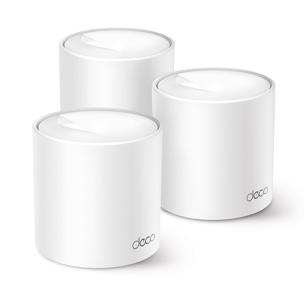 TP-Link DECO X10 AX1500 Whole Home Mesh Wi-Fi 6 System | Dual Band 2.4 GHz & 5 GHz | 2× 1 Gbps ports | 1 Pack 2 Pack 3 Pack