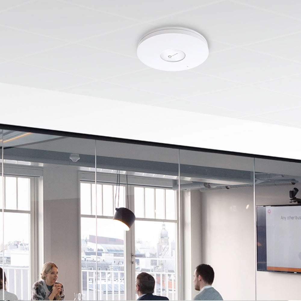 TP-Link EAP610 AX1800 Ceiling Mount Indoor WiFi 6 Access Point | Ultra-Slim Design, PoE+ Powered, Centralized Cloud Management