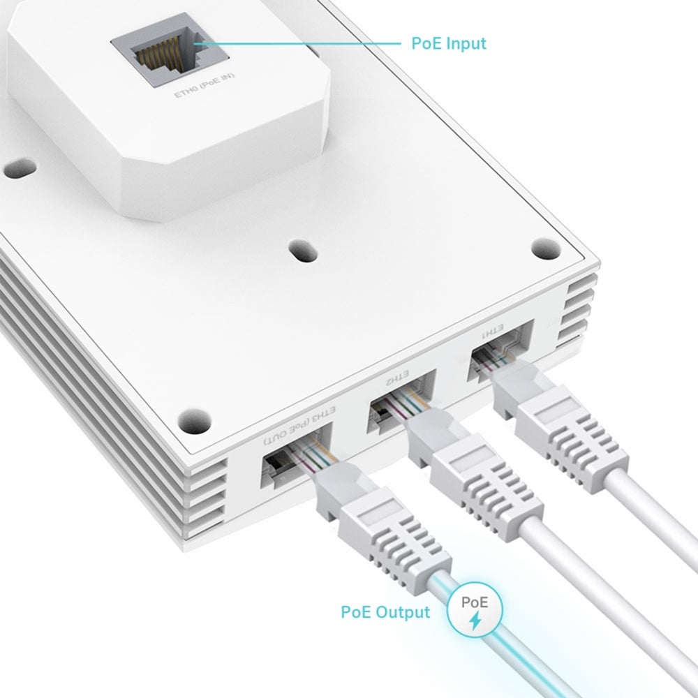 TP-Link EAP655-Wall AX3000 Wall Plate WiFi 6 Access Point