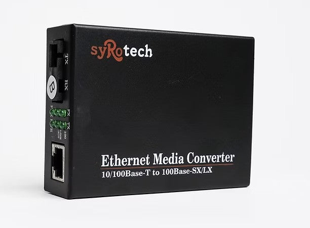 Syrotech Fast Ethernet Media Converter Single Mode Single Fiber 10/100mbps GOMC-BI5303-20, GOMC-BI3503-20 Pair