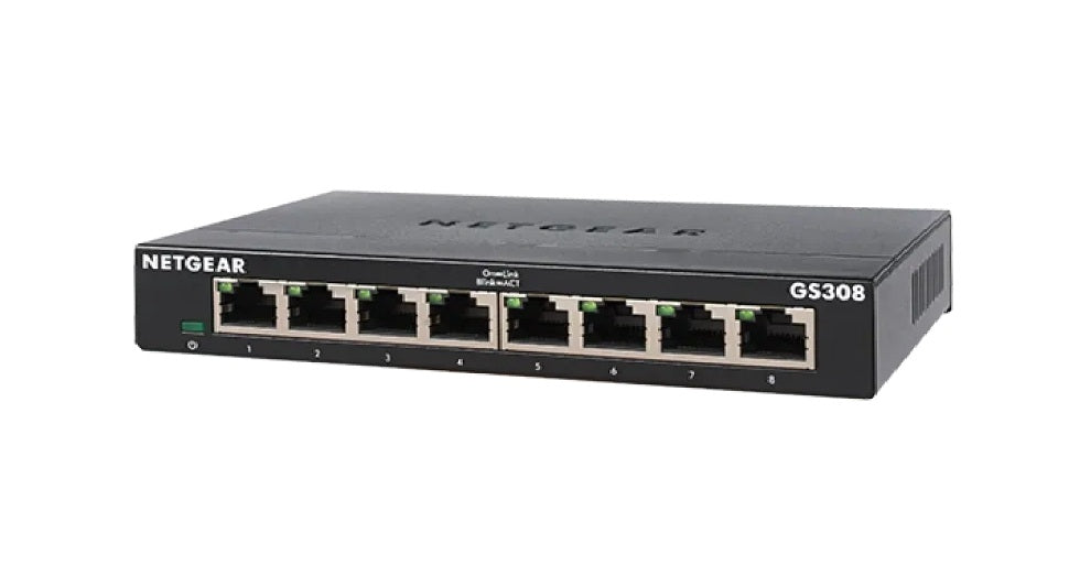Netgear GS308 8-Port Gigabit Ethernet Unmanaged Essentials Switch