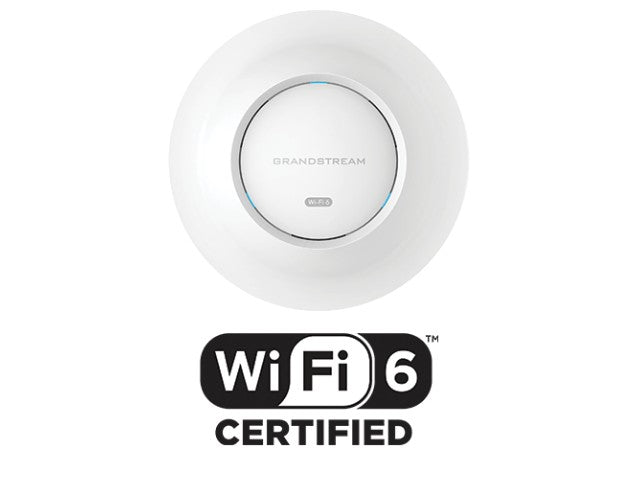 Grandstream GWN7660 2x2:2 Wi-Fi 6 Indoor Access Point 1.77 Gbps Speed, MU-MIMO OFMDA